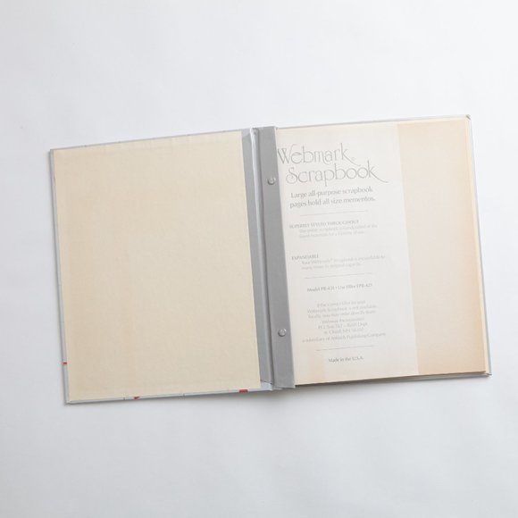 Vintage 80s Webmark Scrapbook Album Cat Kitten Hearts Autumn Rose by Webway USA - Picture 9 of 15